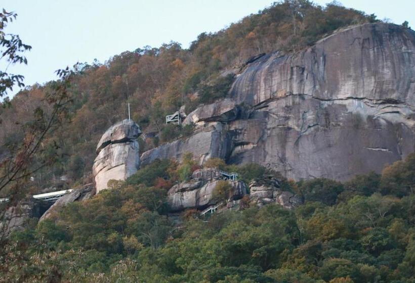 モーテル The Riverside Lodge At Chimney Rock