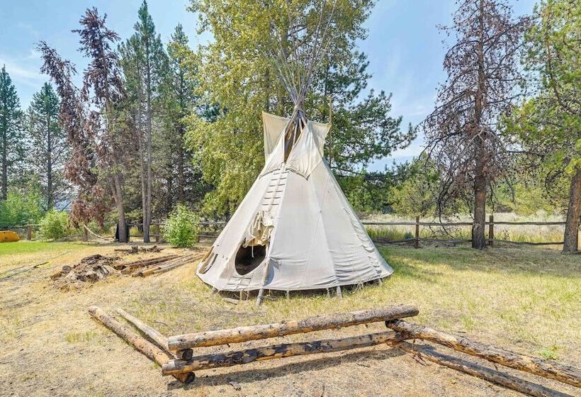 Rustic Home W/ Deck & Grills On Williamson River!