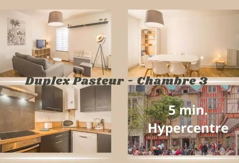 ベッドアンドブレックファースト Duplex Pasteur   Chambre 3   Chambre Privée