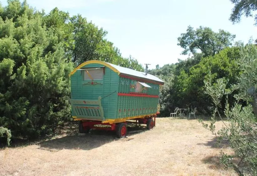 ホテル Roulotte Tout Confort à La Ferme Blandine