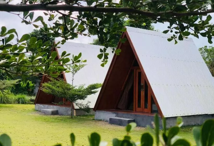 ペンション Glamping With Hot Spring