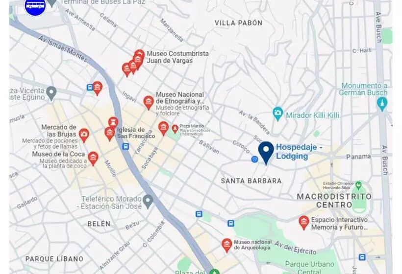 پانسیون Cuartos Privados Excelente Ubicación