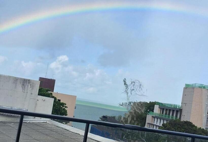 تختخواب و صبحانه Flat Vista Do Mar Do Caribessa