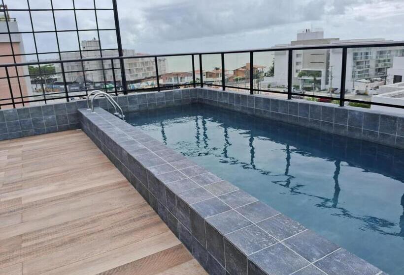 تختخواب و صبحانه Flat Vista Do Mar Do Caribessa