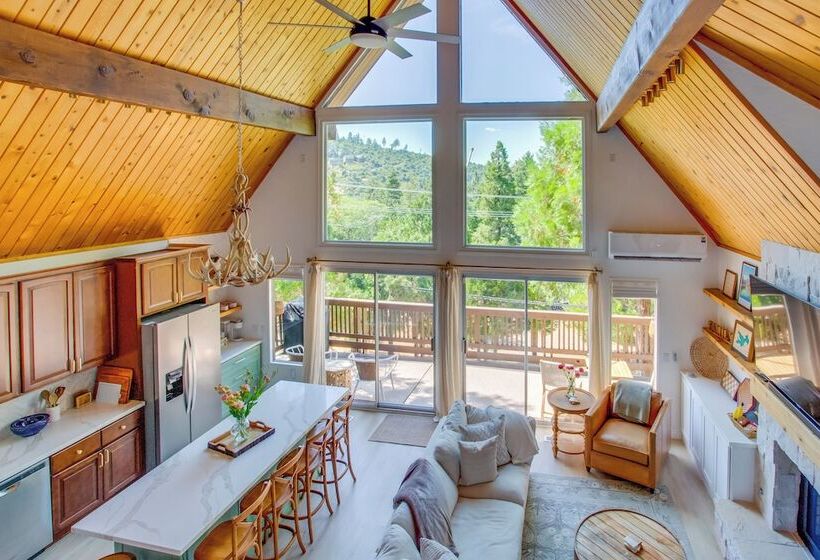 Designer A Frame In Lake Arrowhead W/ Game Room