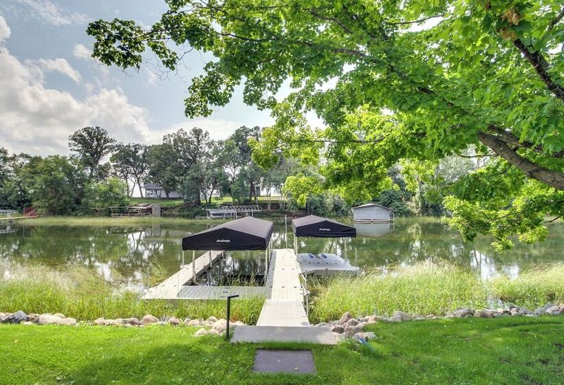 Lakefront Ottertail Retreat W/ Dock + Fire Pits!