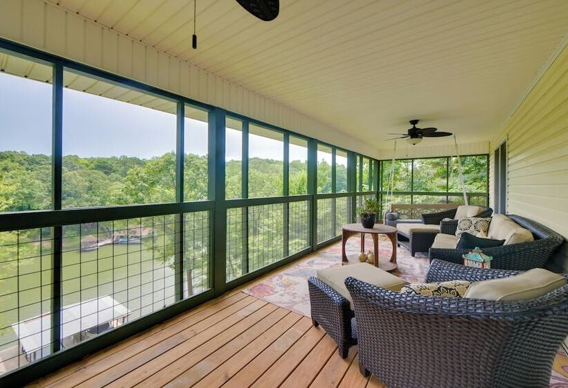 Dock + Fire Pit: Waterfront Lake Martin Retreat!