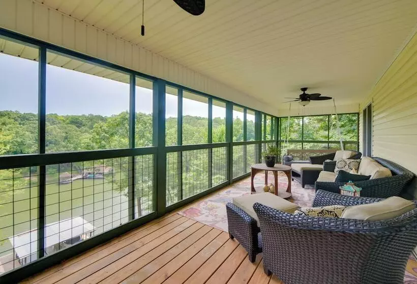 Dock + Fire Pit: Waterfront Lake Martin Retreat!