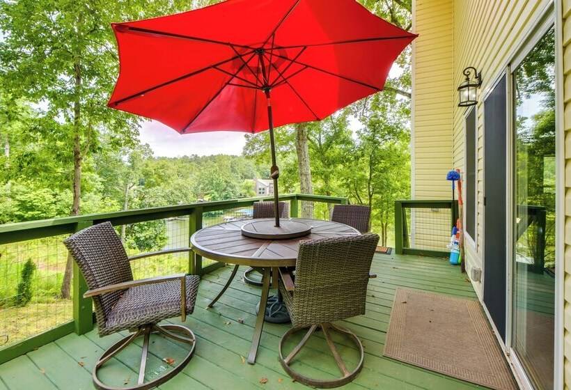 Dock + Fire Pit: Waterfront Lake Martin Retreat!