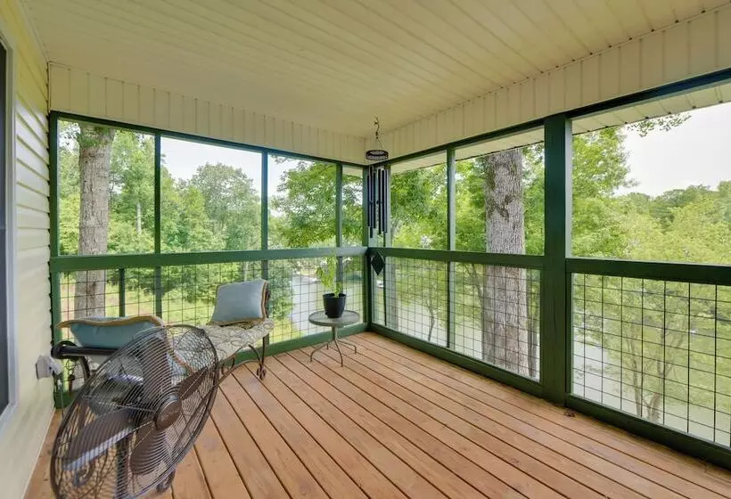 Dock + Fire Pit: Waterfront Lake Martin Retreat!
