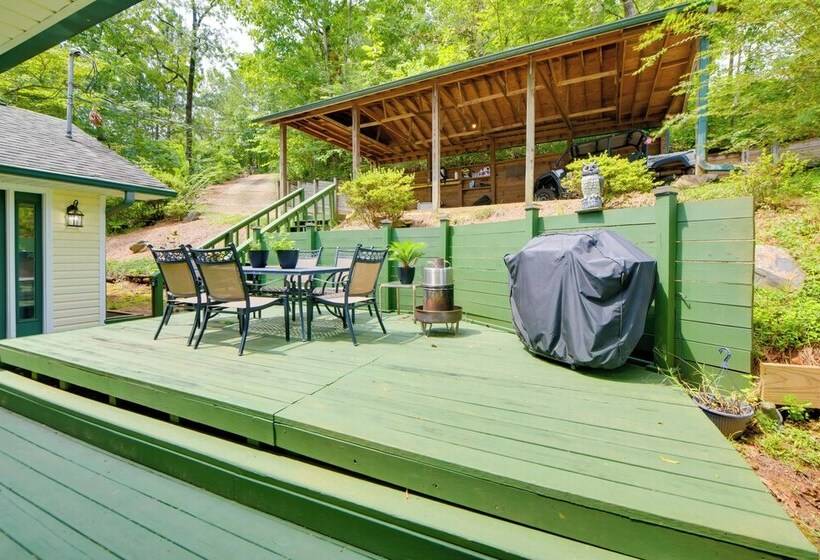 Dock + Fire Pit: Waterfront Lake Martin Retreat!