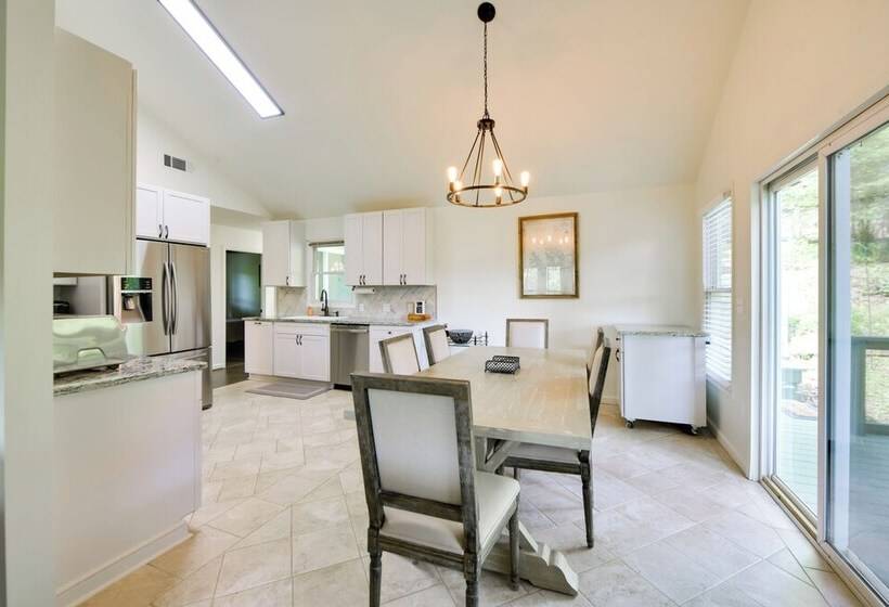 Dock + Fire Pit: Waterfront Lake Martin Retreat!