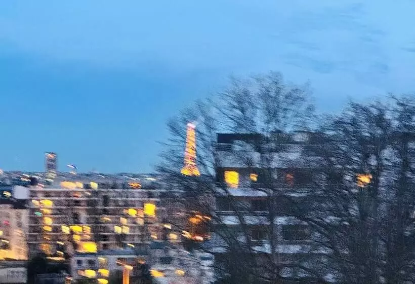 ユースホステル La Défense Arena3km&stade Yves Du Manoir