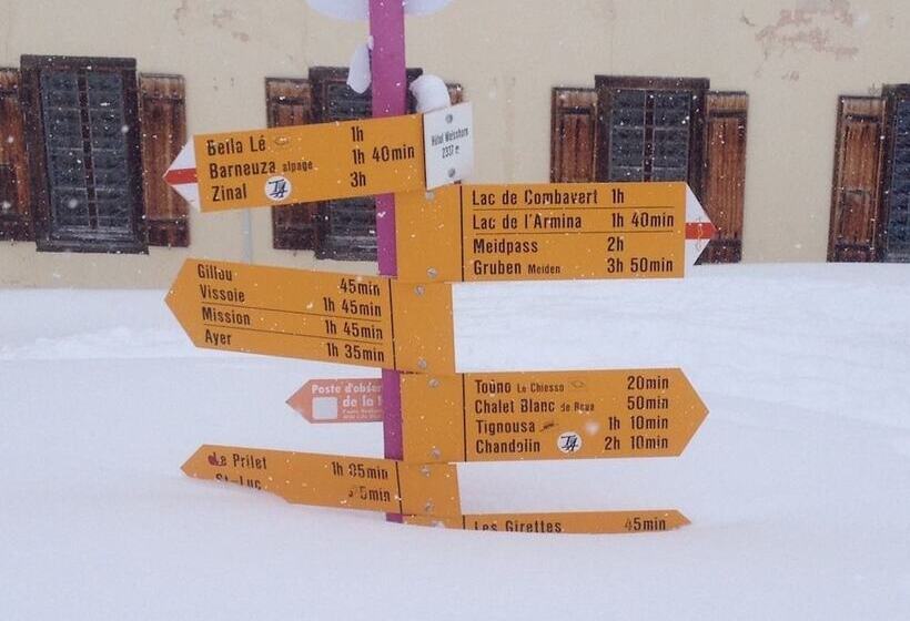 Hotell Hôtel Weisshorn Sur St Luc 2337m