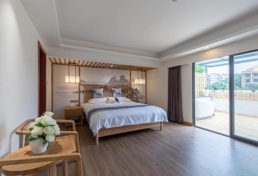 בית מלון כפרי Riverside Inn Guilin Central