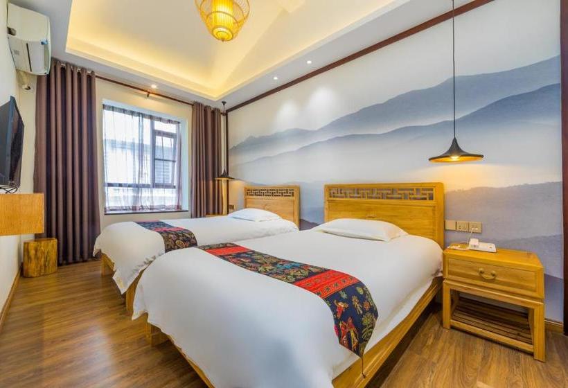 בית מלון כפרי Riverside Inn Guilin Central
