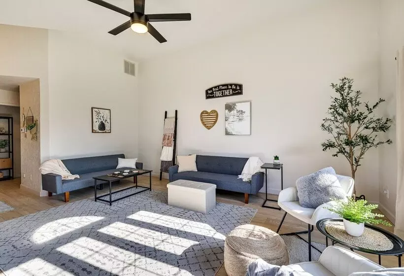 Holiday Island Home W/ Screened In Deck & Fire Pit