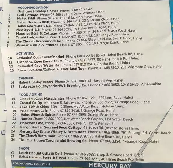 Aamiaismajoitus (B&B) Hahei Pavillion Guest House