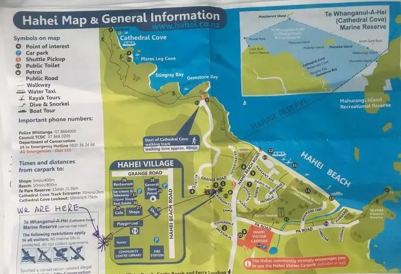 Aamiaismajoitus (B&B) Hahei Pavillion Guest House