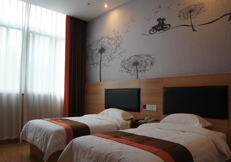 בית מלון כפרי Junyi  Shandong Zibo Zhangdian Railway Station