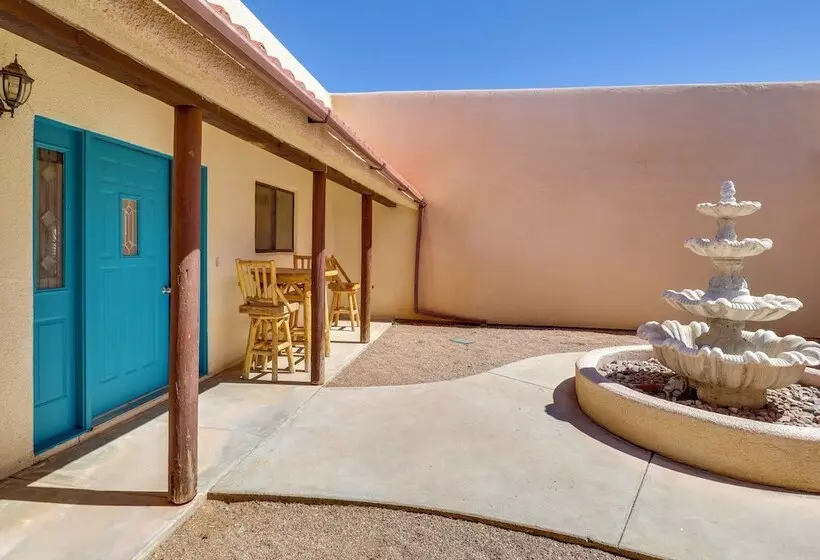 Desert Retreat In Golden Valley: Courtyard & Views