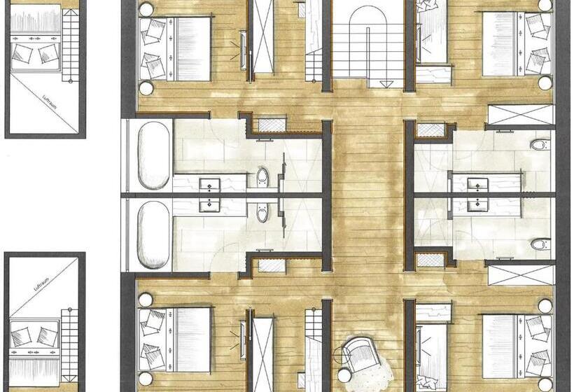 ホテル Ferienanlage Central