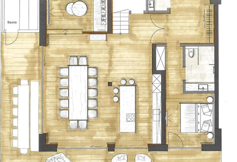 ホテル Ferienanlage Central