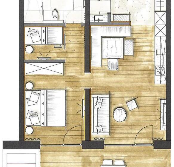 ホテル Ferienanlage Central