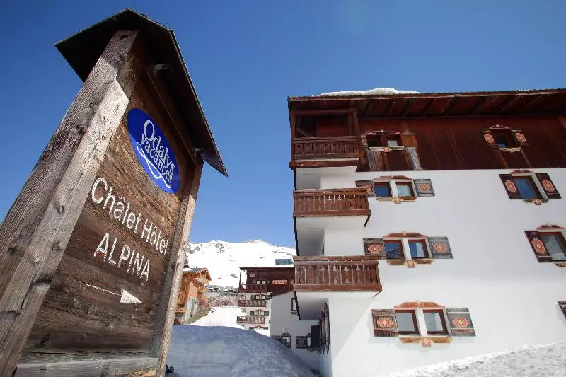 ホテル Odalys Chalet Alpina Aux Deux Alpes