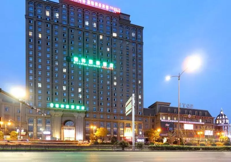 Hotelli Greentree Inn Jiaxing Xiuzhou District Wangjiangjin Town