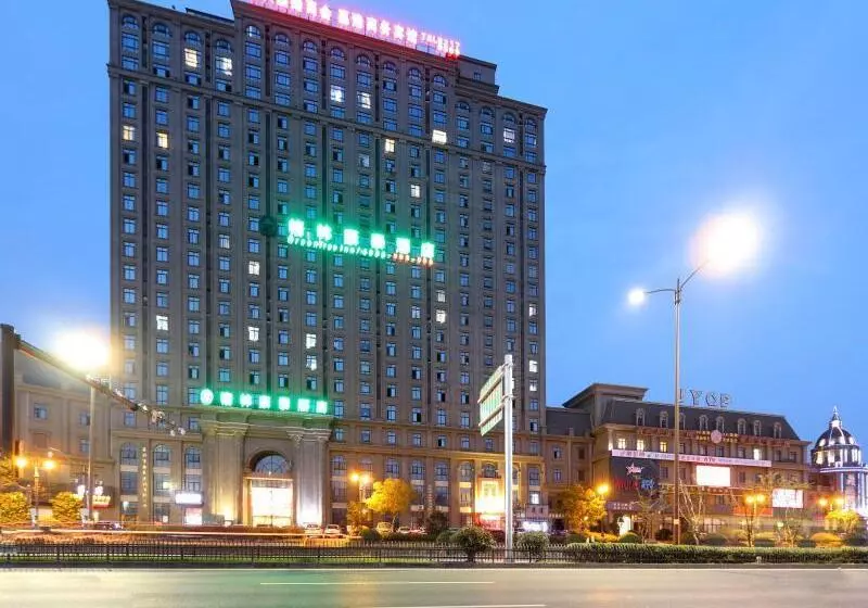 Hotelli Greentree Inn Jiaxing Xiuzhou District Wangjiangjin Town