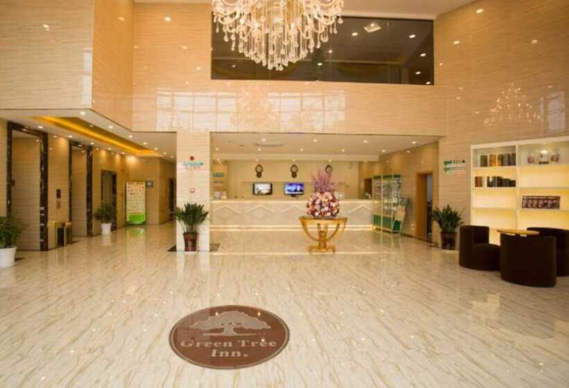 בית מלון כפרי Greentree Inn Jiangsu Huaian Kangjian W) Road Xian Road Business