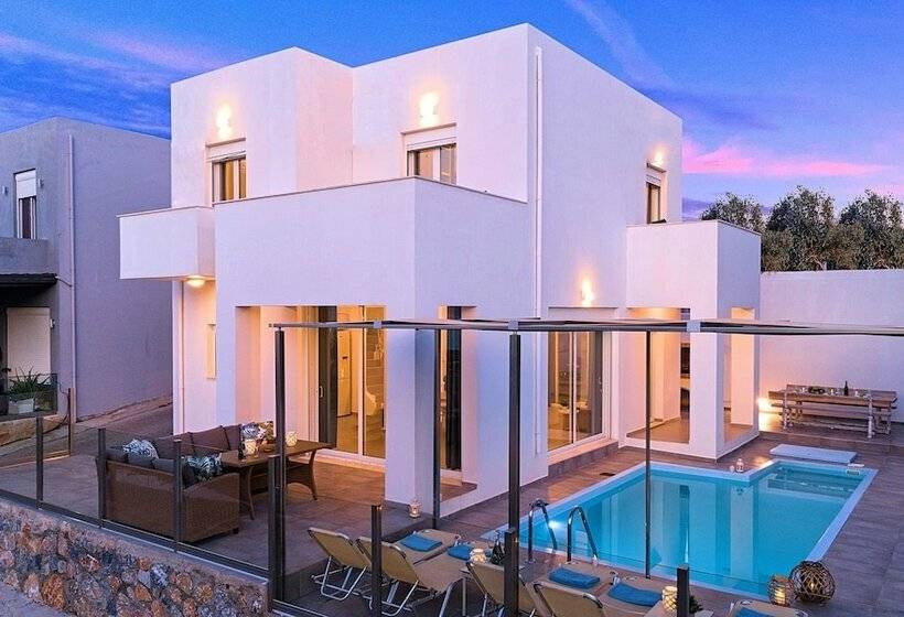 Cretan Sunset Villa Heated Pool