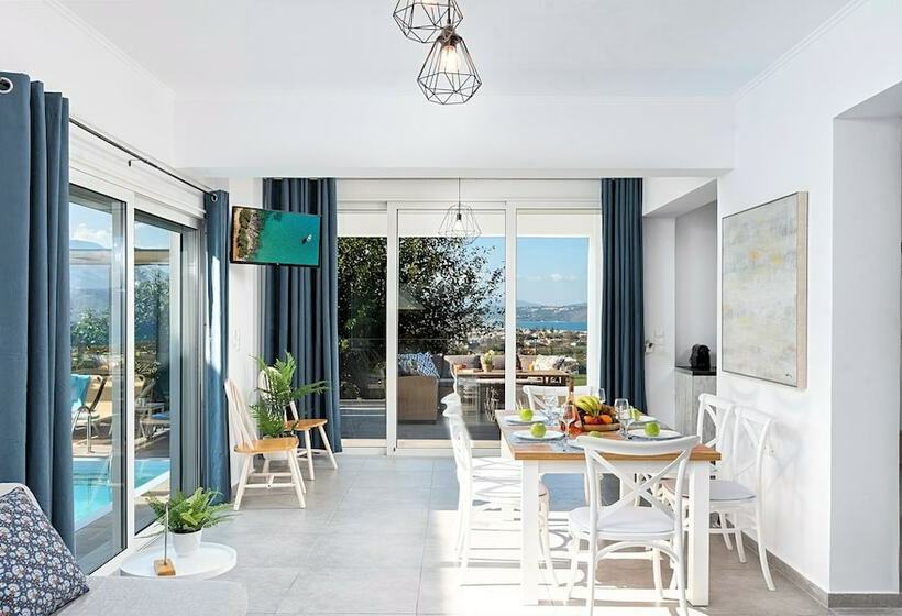 Cretan Sunset Villa Heated Pool