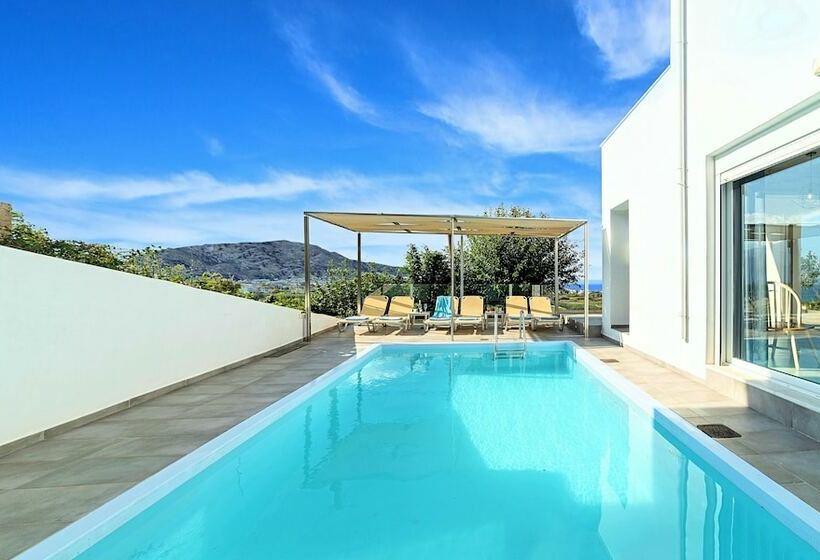 Cretan Sunset Villa Heated Pool