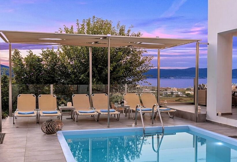 Cretan Sunset Villa Heated Pool