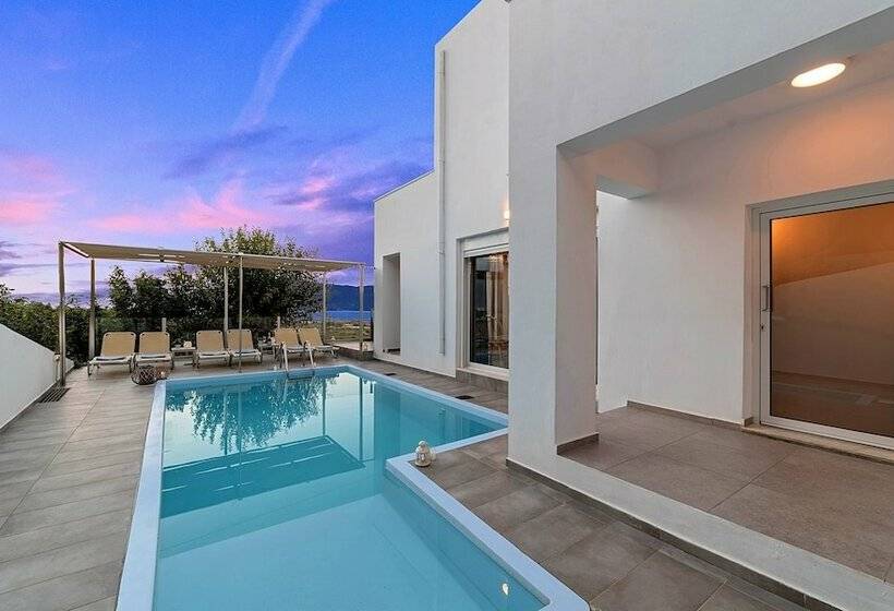 Cretan Sunset Villa Heated Pool