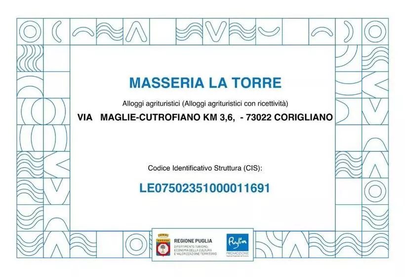 ホテル Masseria La Torre