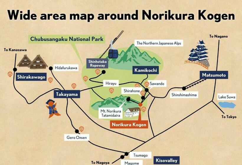 پانسیون Raicho Onsen Inn