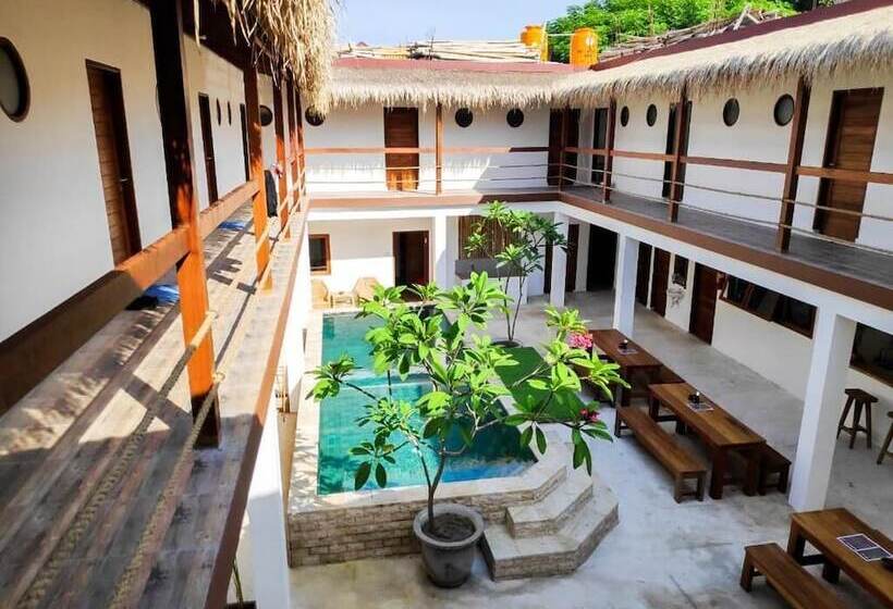 ユースホステル Gili Pirates Dive & Bnb