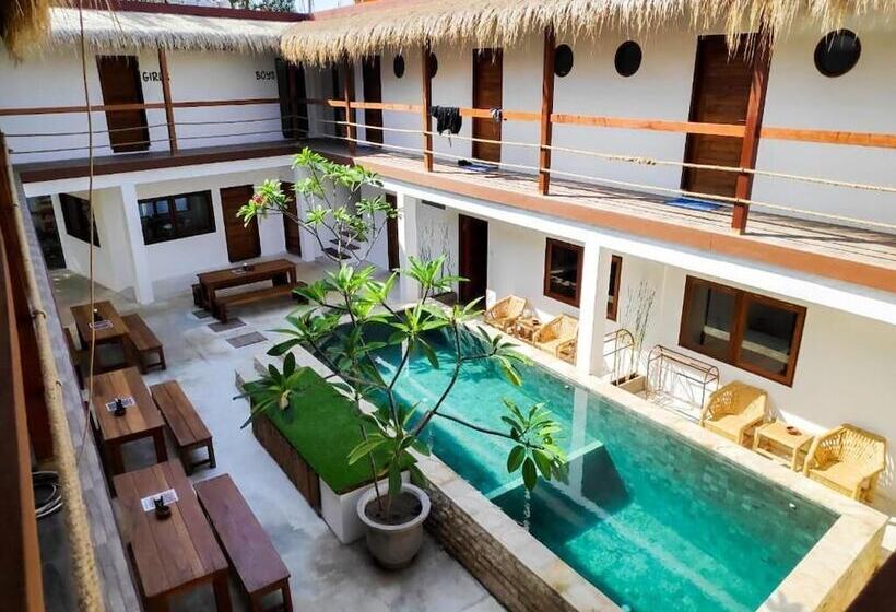 ユースホステル Gili Pirates Dive & Bnb