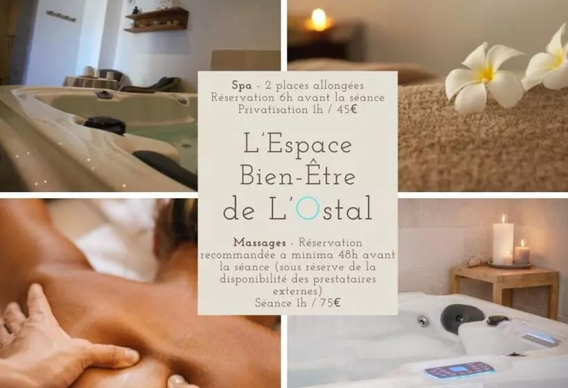 L Ostal Bed & Breakfast Chambres Et Suites De 25 à 40m2 Spa