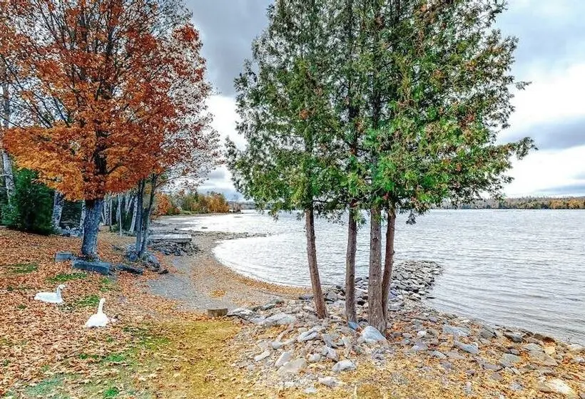 Lakefront, Cabin Inspired Home With Firepit, Grill, & Screened Porch, Wifi