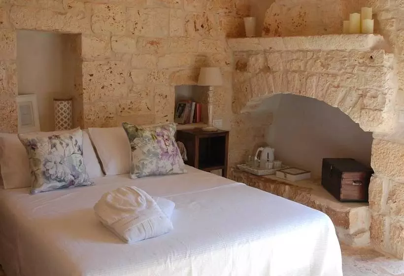 ベッドアンドブレックファースト Villa De Luxe Avec Piscine   Trullo Ulivi Al Sole