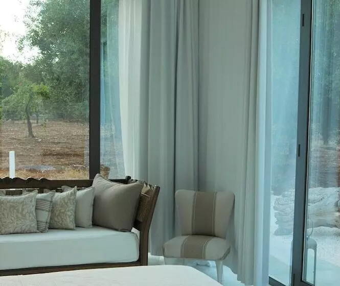ベッドアンドブレックファースト Villa De Luxe Avec Piscine   Trullo Ulivi Al Sole