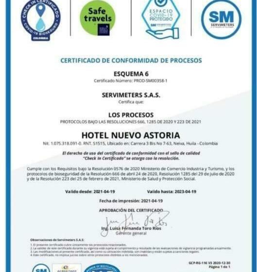 酒店 Nuevo Astoria