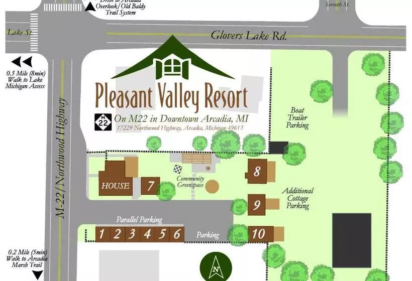 Motelli Pleasant Valley Resort