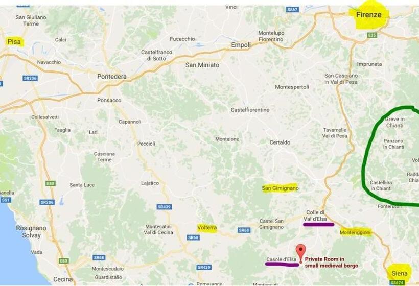 פנסיון Private Room In Small Medieval Borgo