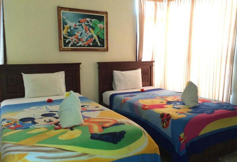 ペンション Lucky Paradise Bungalows On The Beach