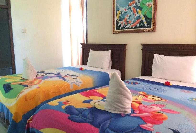 ペンション Lucky Paradise Bungalows On The Beach